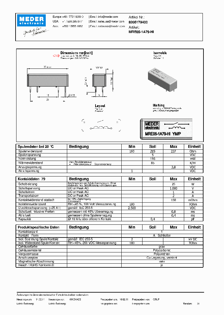 MRE05-1A79-HIDE_2383938.PDF Datasheet