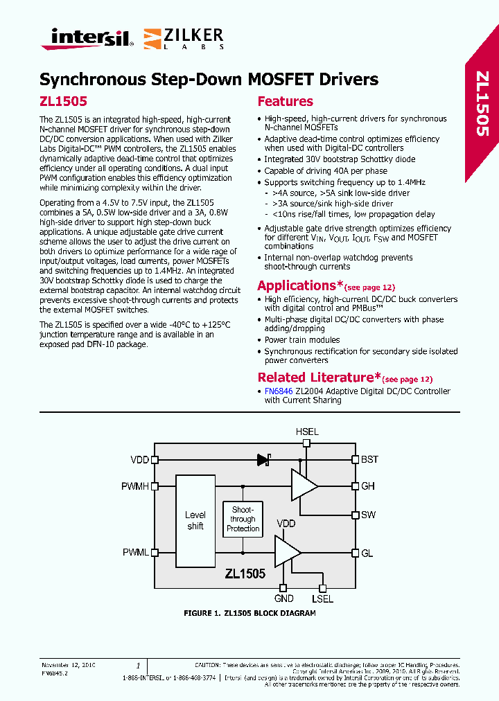 ZL1505ALNNT1_2384863.PDF Datasheet