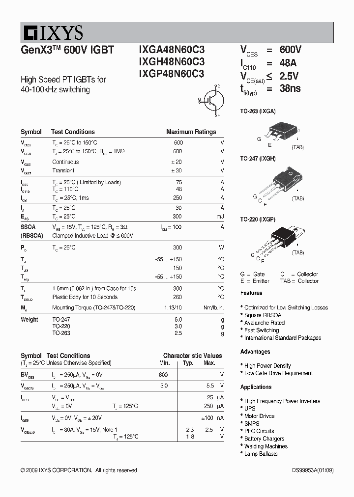 IXGH48N60C3_2386670.PDF Datasheet