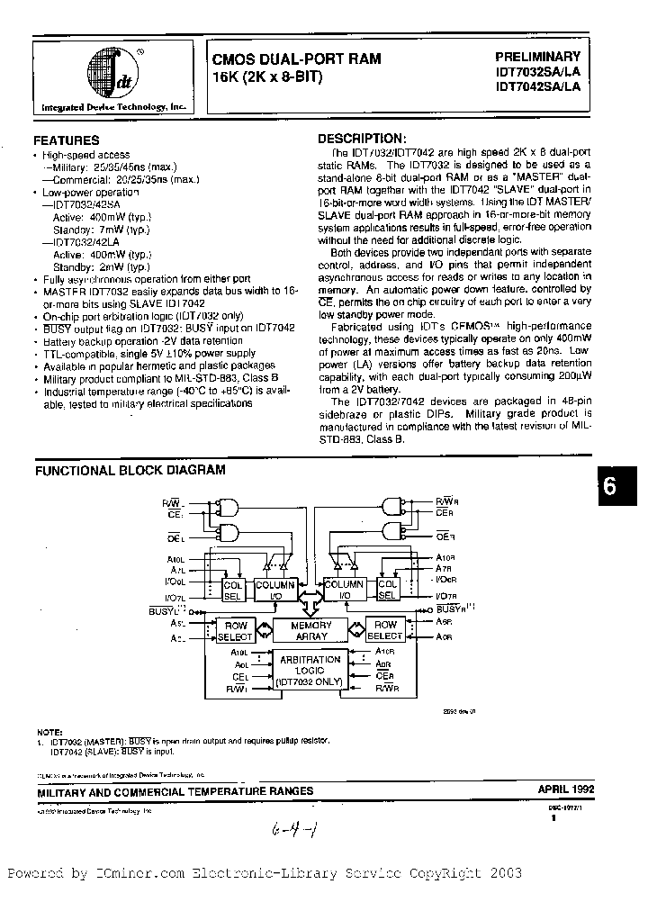 IDT7042SA25CB_2387026.PDF Datasheet