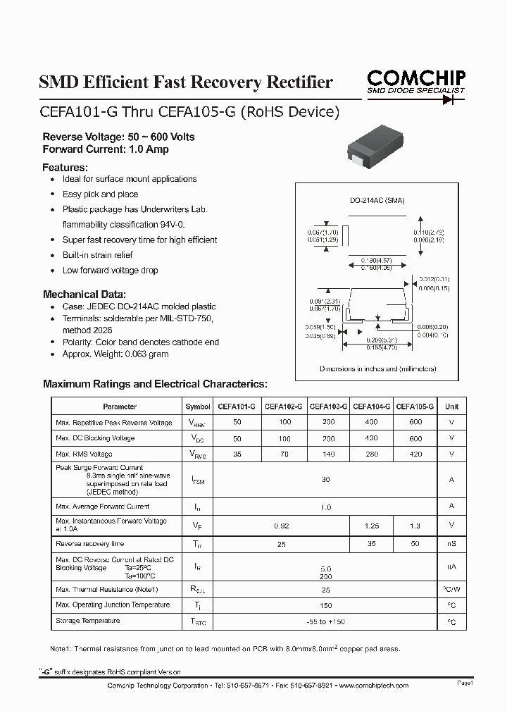 CEFA104-G_2387198.PDF Datasheet