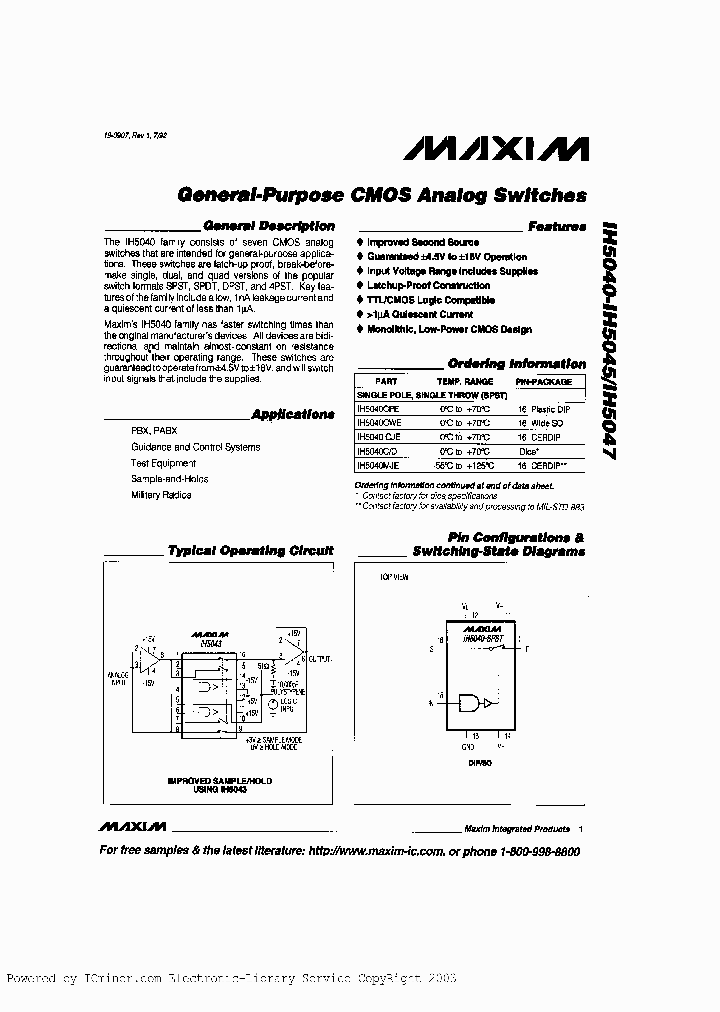 IH5042MJEHR_2391837.PDF Datasheet