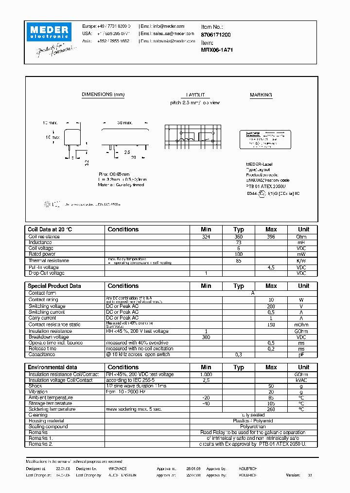MRX06-1A71_2393889.PDF Datasheet