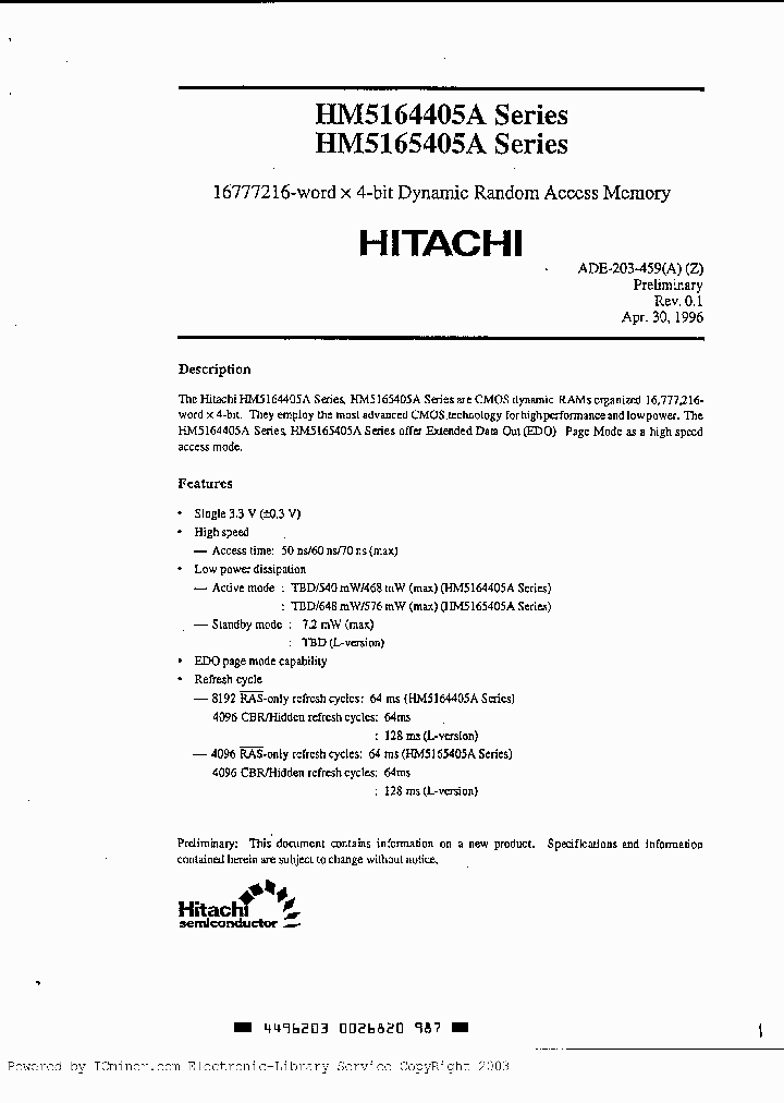 HM5164405AHM5165405A_2401519.PDF Datasheet