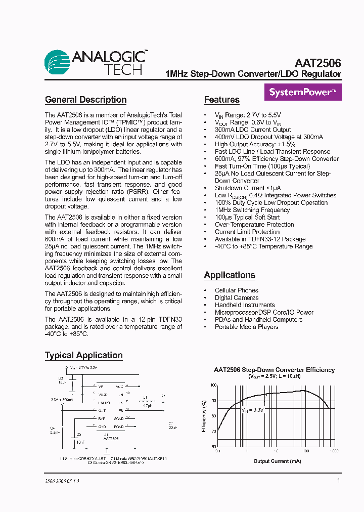 AAT2506IWP-AN-T1_2404620.PDF Datasheet