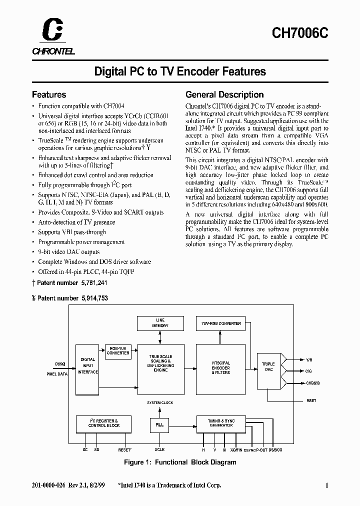 CH7006C-V_2405422.PDF Datasheet