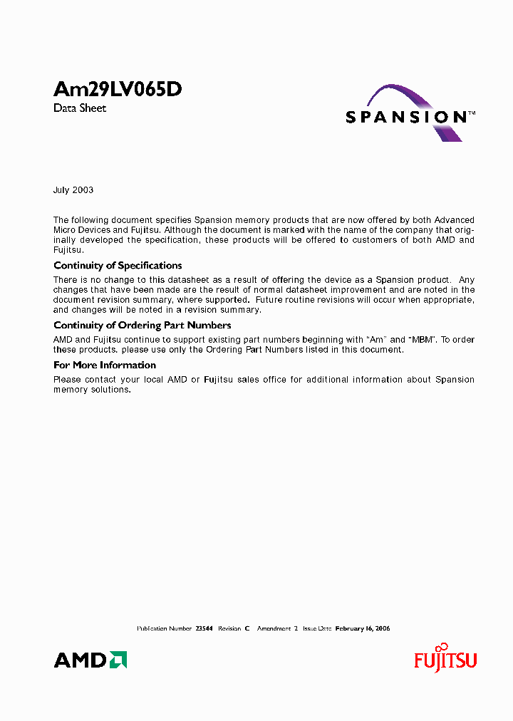AM29LV065DU35EI_2405535.PDF Datasheet