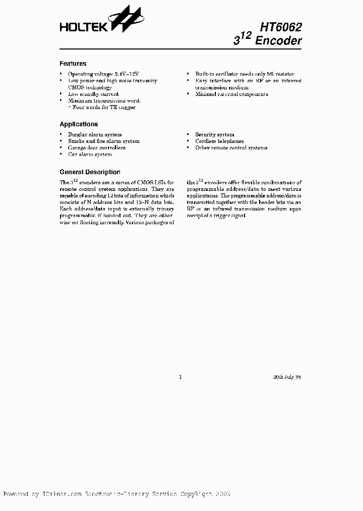 HT606220SOIC_2406146.PDF Datasheet