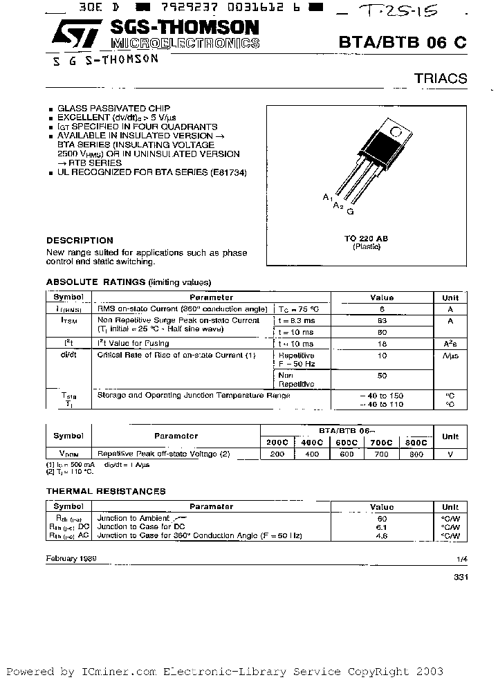 BTA06-200C_2405213.PDF Datasheet