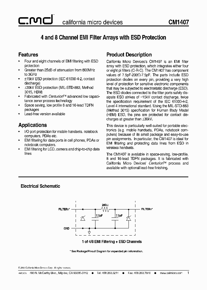CM1407-08DF_2409590.PDF Datasheet
