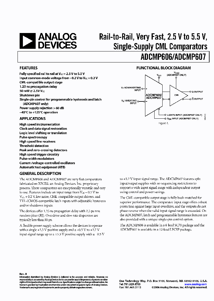 ADCMP607BCPZ-WP_2409257.PDF Datasheet