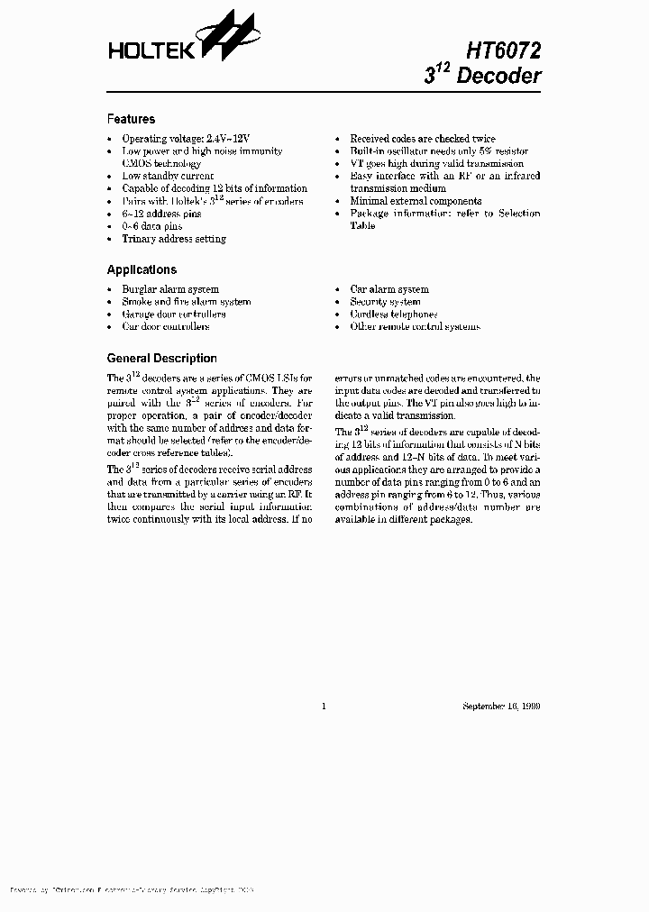 HT6072-20SOP3M_2410355.PDF Datasheet