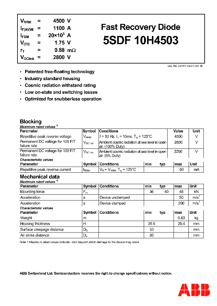 5SDF10H4503_2418104.PDF Datasheet