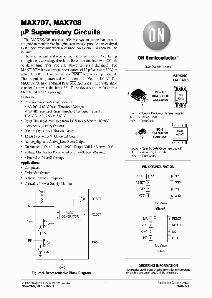 MAX707_2411632.PDF Datasheet