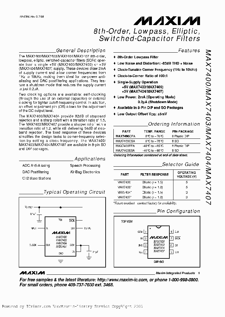 MAX7400403404407_2408815.PDF Datasheet