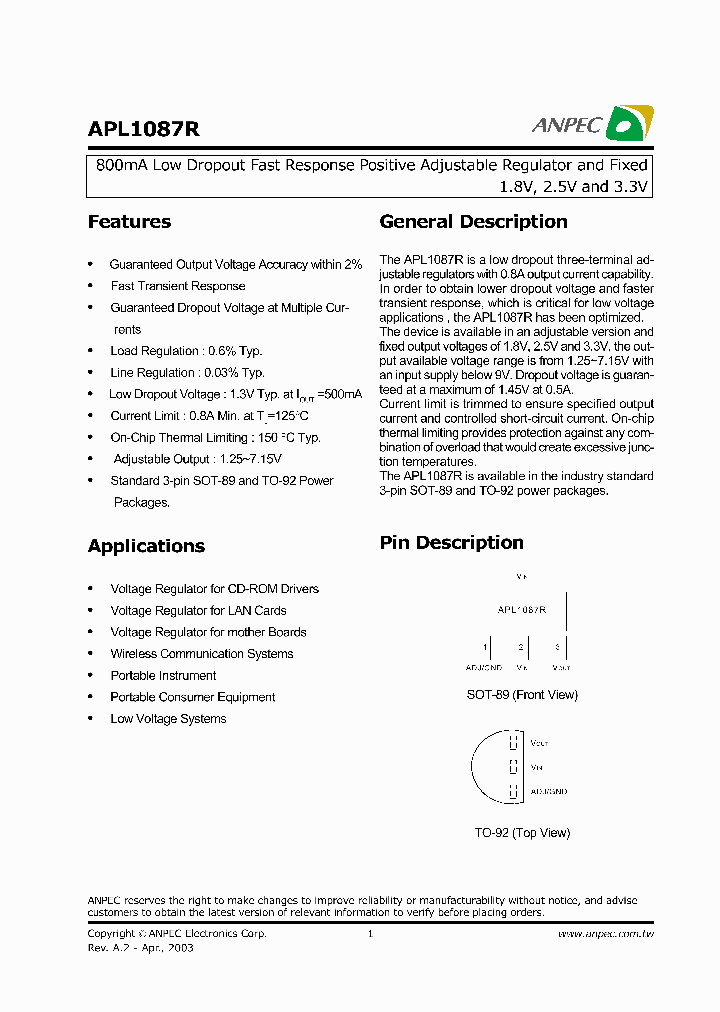 APL1087R-18DC-TUL_2416089.PDF Datasheet