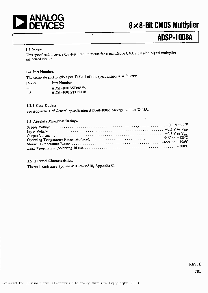ADSP-1008AJN_2417445.PDF Datasheet