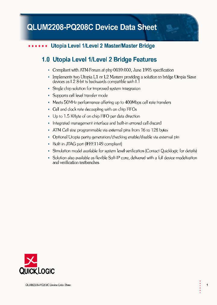 QLUM2208-PQ208C_2416660.PDF Datasheet