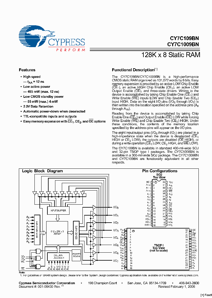 CY7C109BN-12ZC_2421192.PDF Datasheet