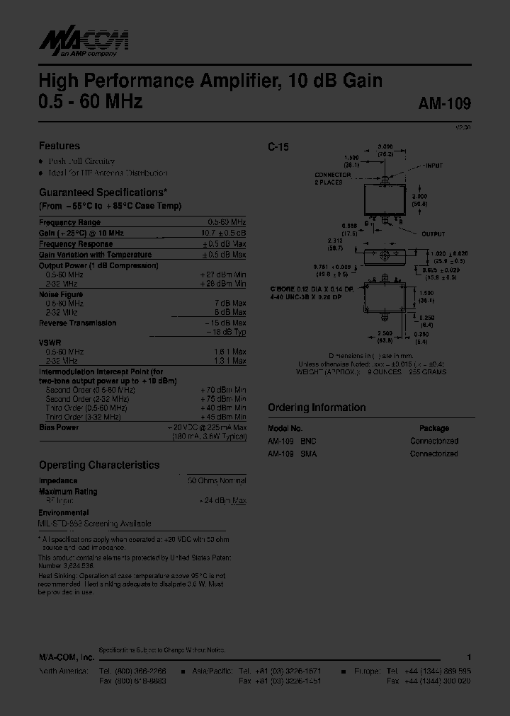 AM109BNC_2425074.PDF Datasheet