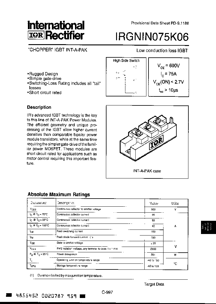 IRGNIN075K06_2425249.PDF Datasheet