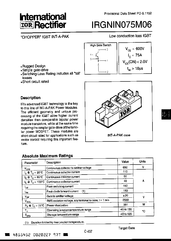 IRGNIN075M06_2425250.PDF Datasheet