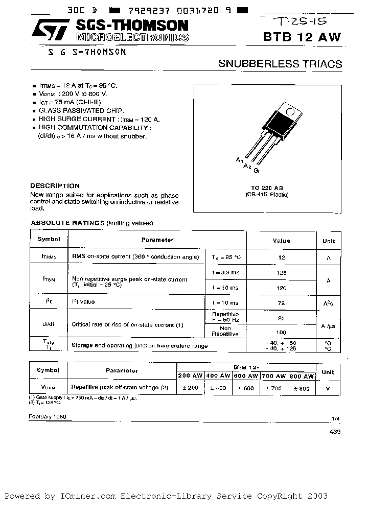 BTB12-800AW_2426639.PDF Datasheet