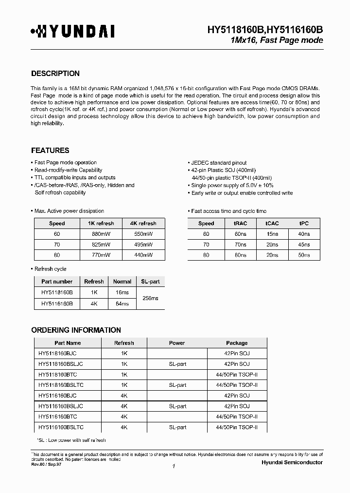 HY5116160BSLJC-60_2429617.PDF Datasheet