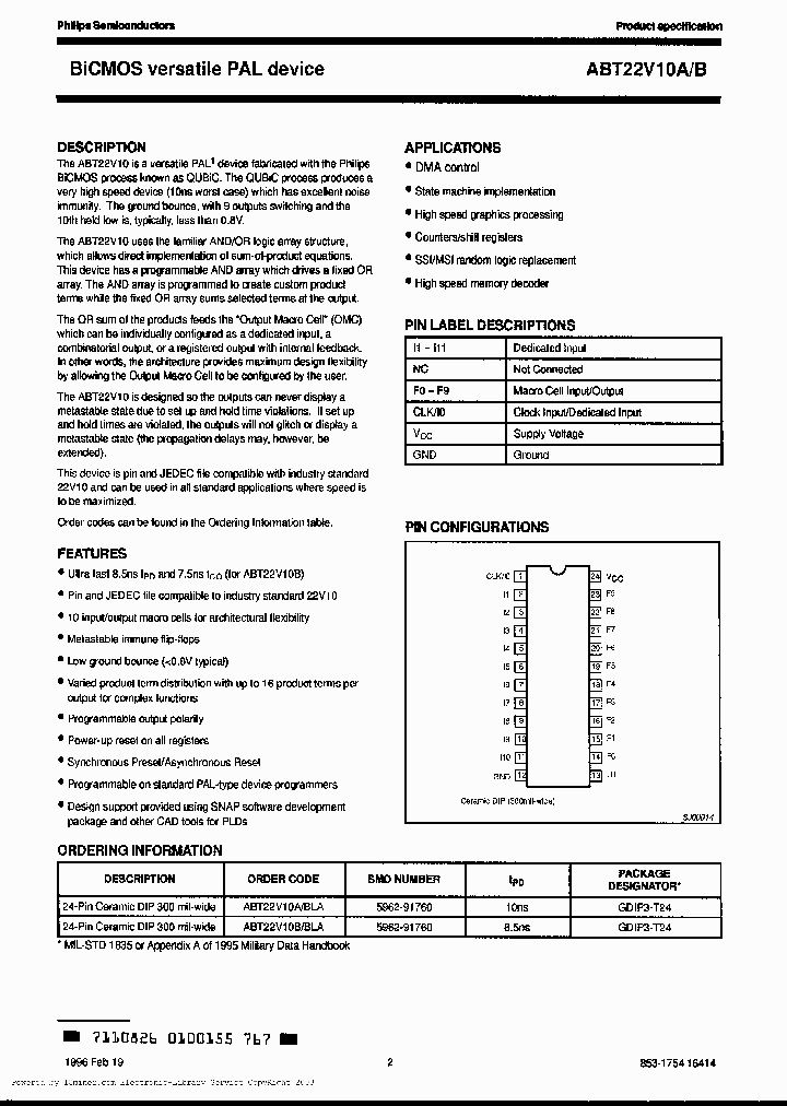 ABT22V10BBLA_2429749.PDF Datasheet