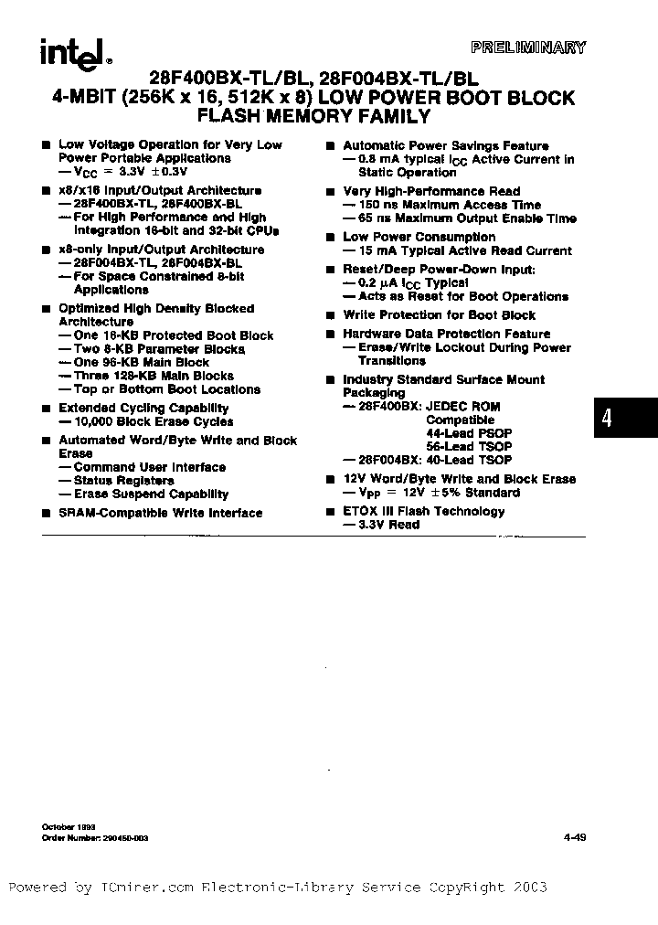 28F400BX-TLBL_2430524.PDF Datasheet