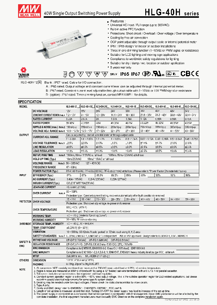 HLG-40H-30_2432439.PDF Datasheet