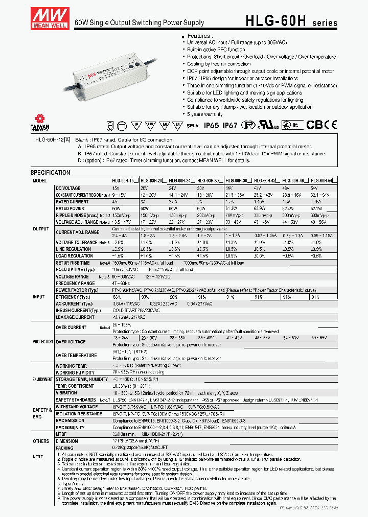 HLG-60H-30_2432440.PDF Datasheet