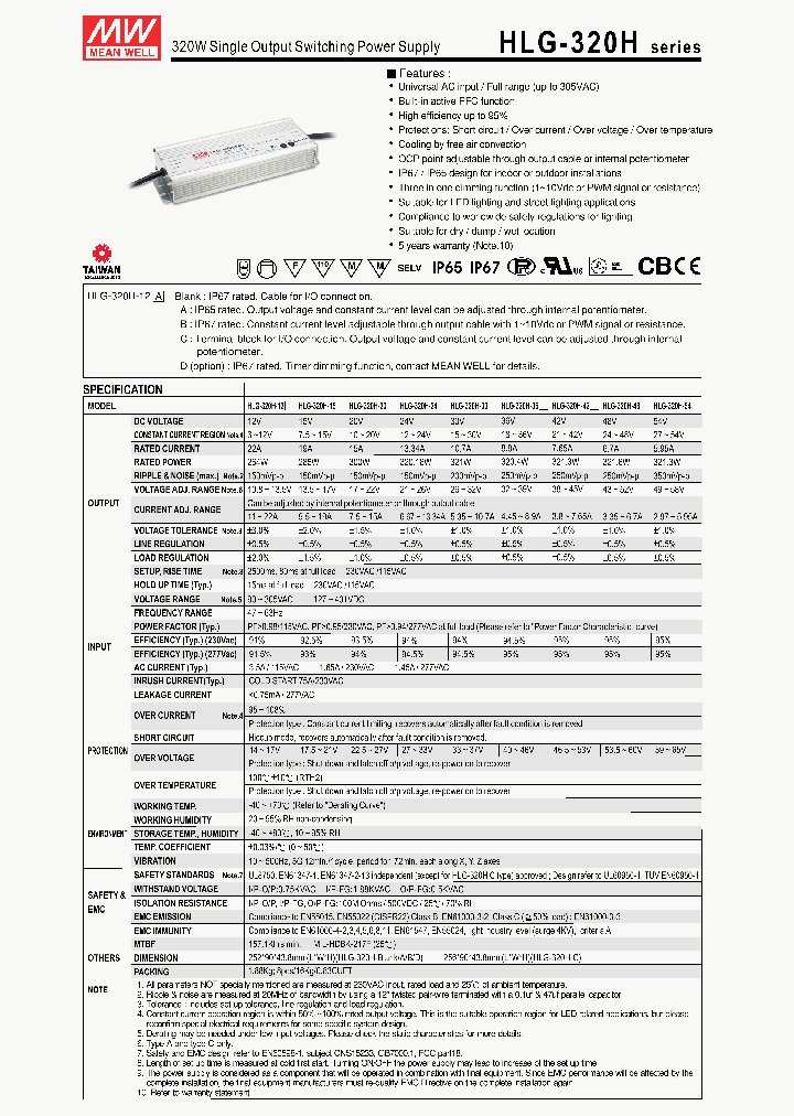 HLG-320H-30_2432448.PDF Datasheet