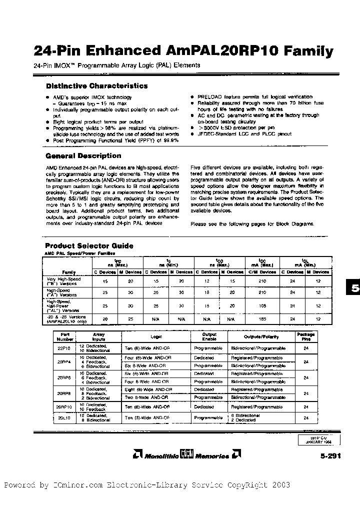 AMPAL20RP10BBLA_2430333.PDF Datasheet
