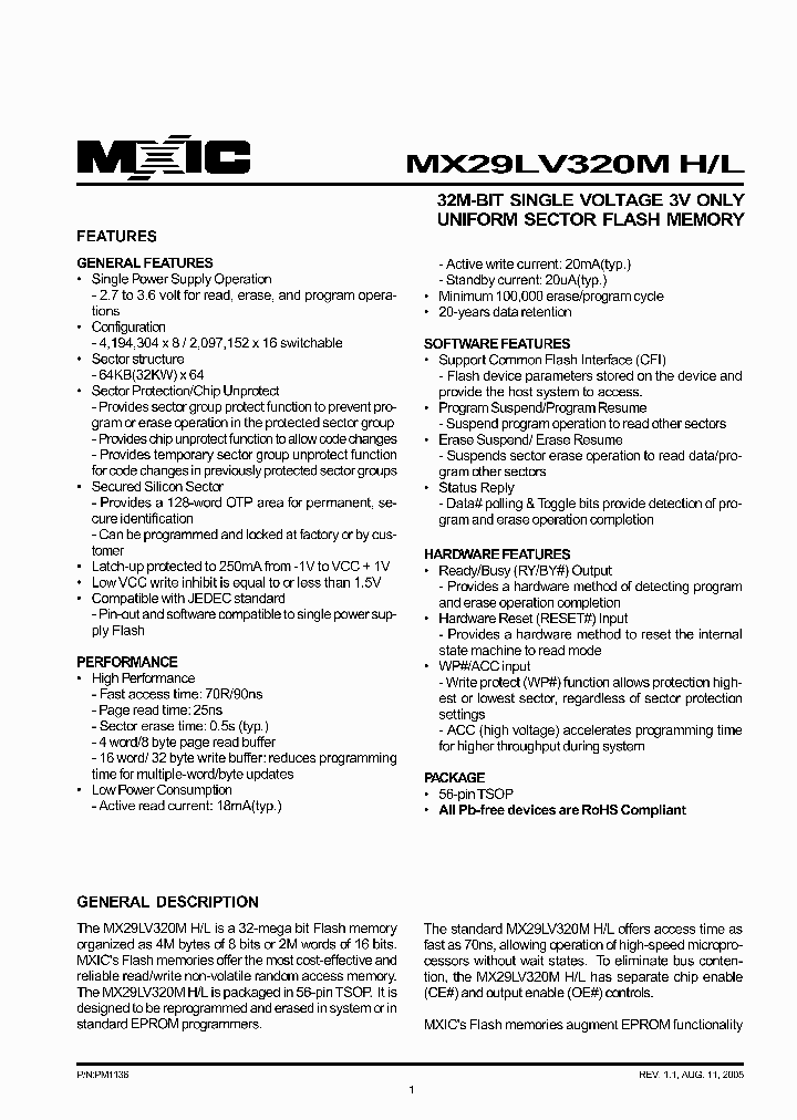 MX29LV320MLTC-90G_2434103.PDF Datasheet