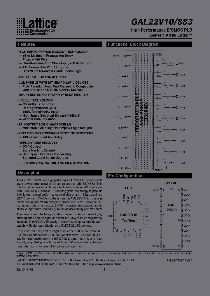 GAL22V10B-30LD883_2429266.PDF Datasheet