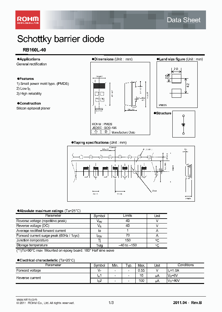 RB160L-4011_2436507.PDF Datasheet