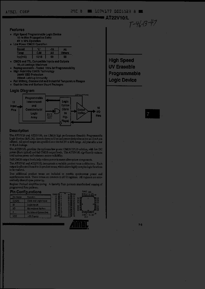 AT22V10L-15FC_2437409.PDF Datasheet