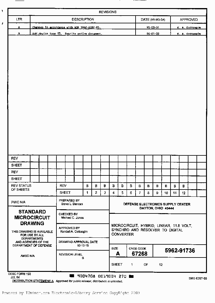 5962-9173610HXX_2435809.PDF Datasheet