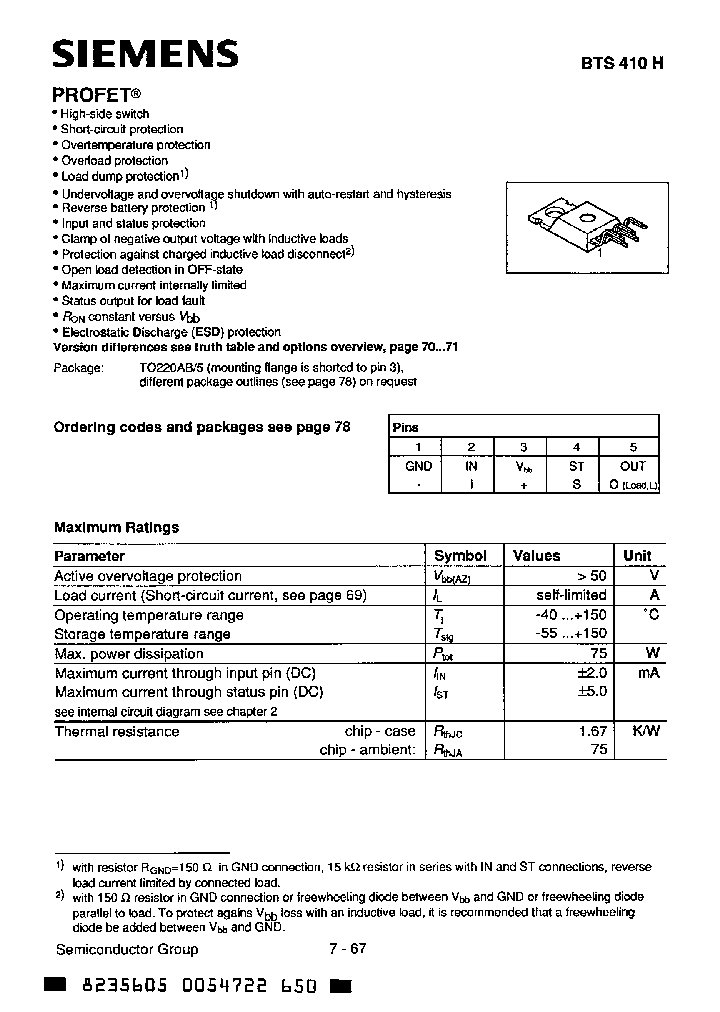 BTS410HE3040_2435659.PDF Datasheet