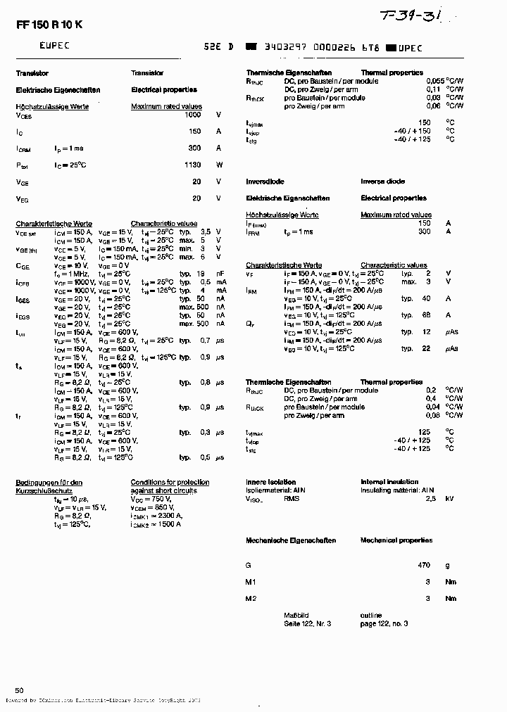 FF150R10K_2437003.PDF Datasheet