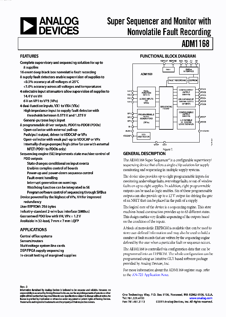 ADM1168_2448372.PDF Datasheet