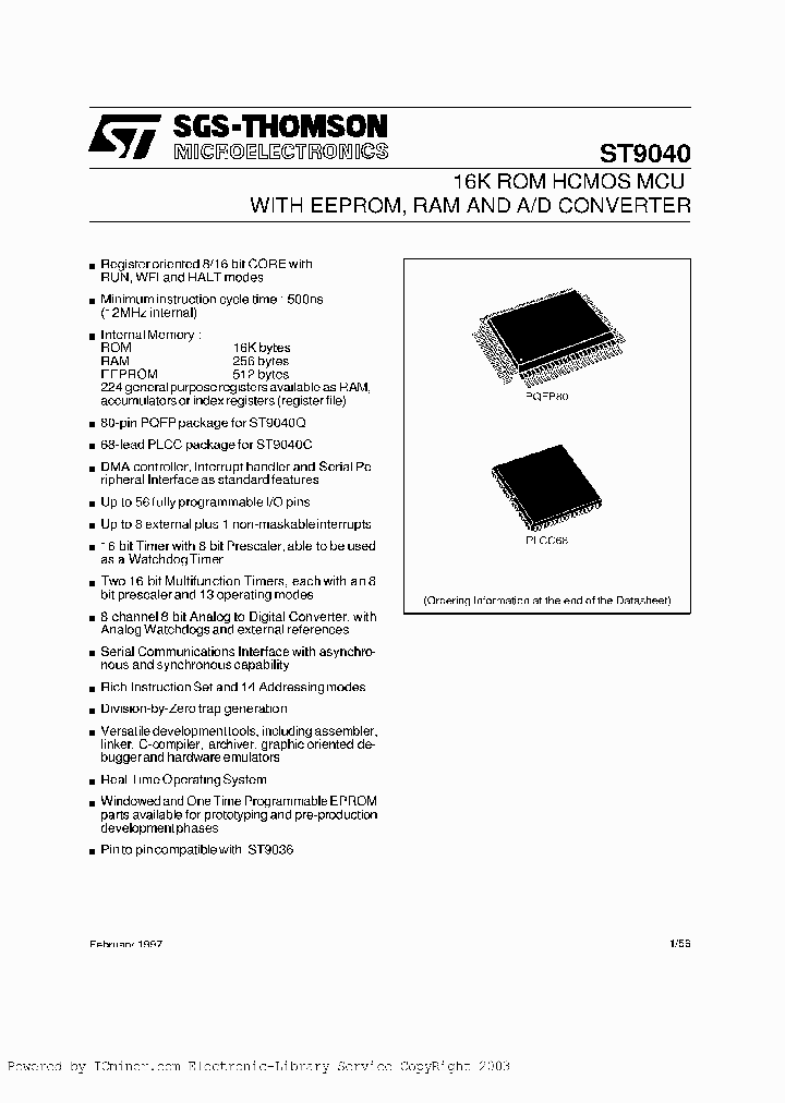 ST90E40L0_2438535.PDF Datasheet