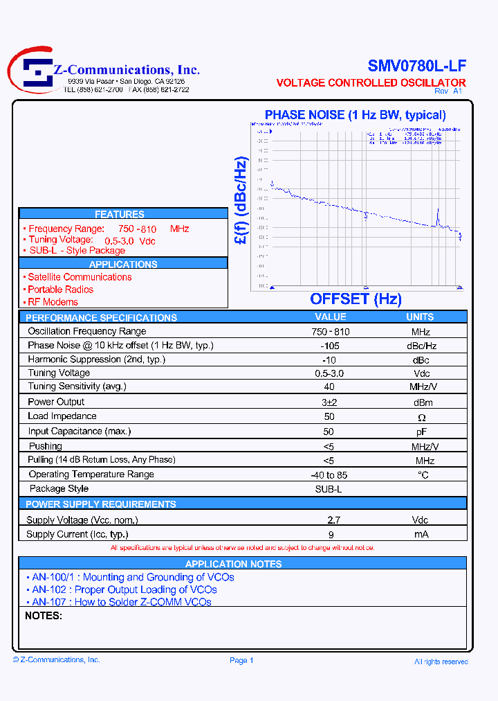 SMV0780L-LF_2439127.PDF Datasheet