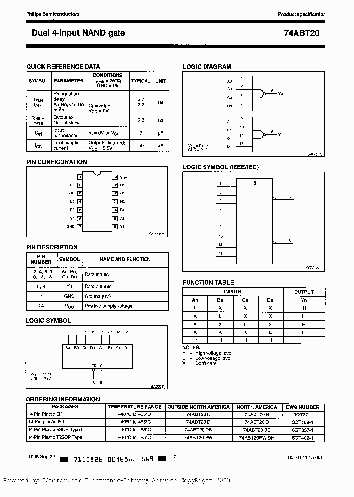 74ABT20PW-T_2443709.PDF Datasheet