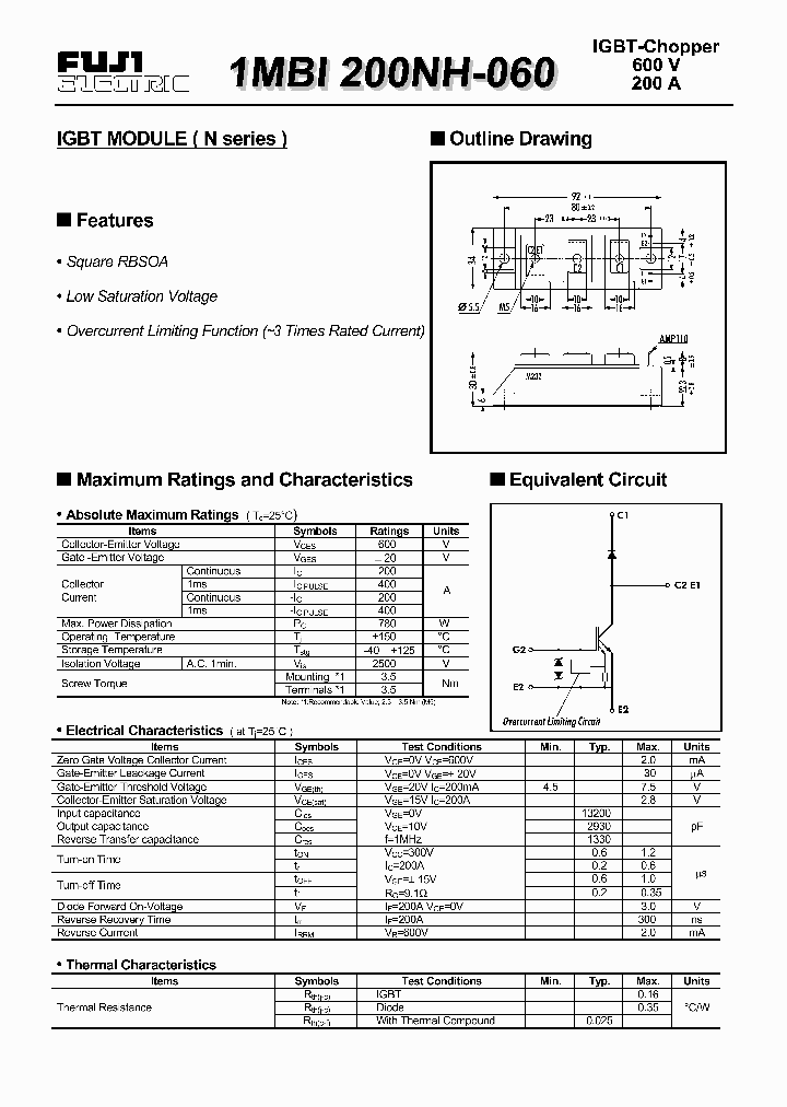 1MBI200NH-060_2441155.PDF Datasheet