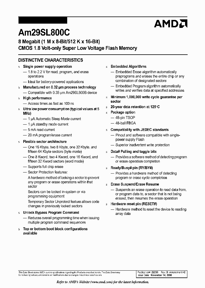 AM29SL800CB-100WBI_2448773.PDF Datasheet