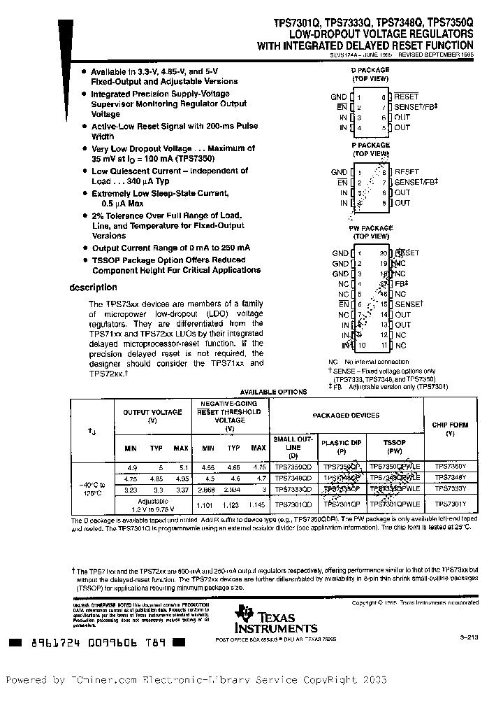 TPS7301Q33Q48Q50Q_2443209.PDF Datasheet