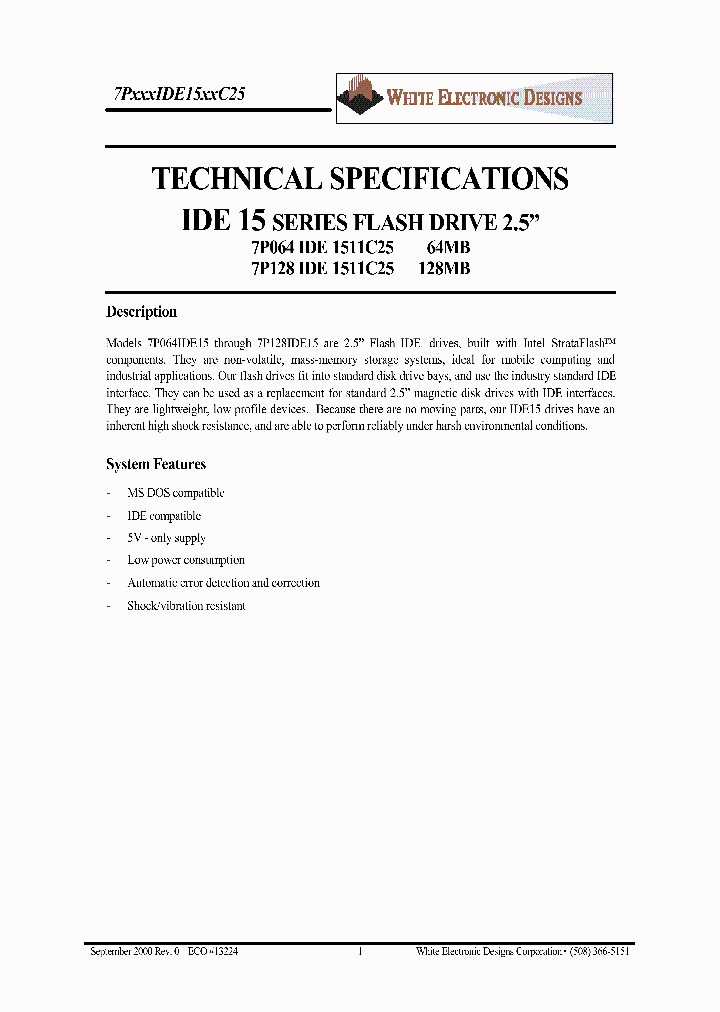 7P128IDE1511C25_2446938.PDF Datasheet
