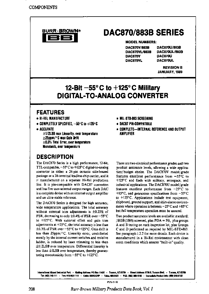 DAC870VLMIL_2447866.PDF Datasheet